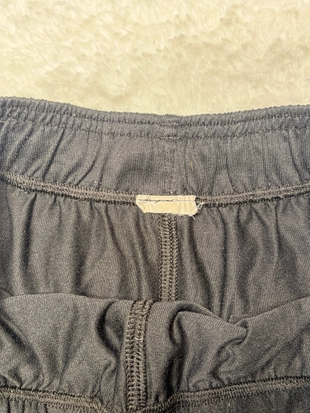 Under Armour Black Women's Athletic Shorts with Heather Trim - Picture 2 of 3
